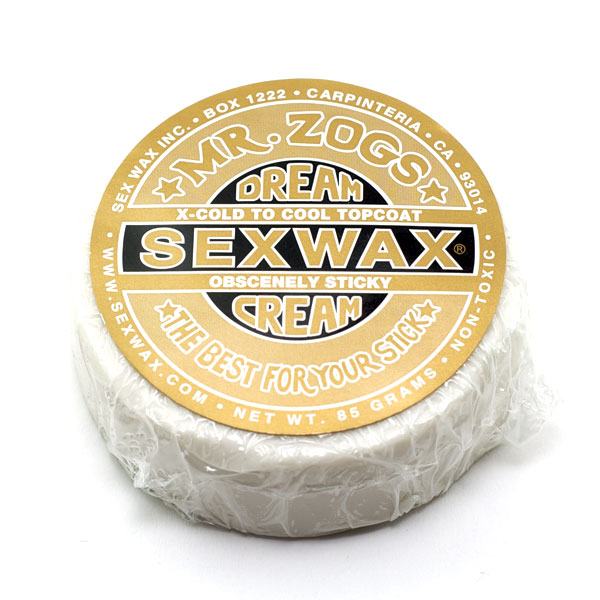 SexWax Dream Cream Topcoat Surfboard Wax below <+16 °C