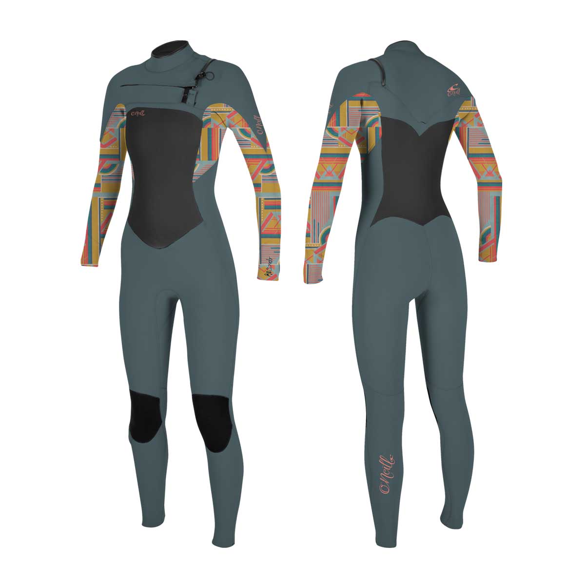 O'Neill WMS Epic CZ full 4/3 mm Wetsuit – Shade/ArtaGeo IF8