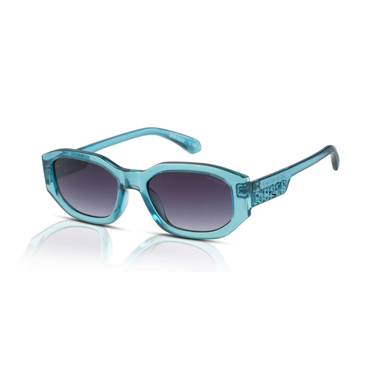 Saulesbrilles Superdry SDS 5020 105 – zilas ar pelēkas pārejas stikliem