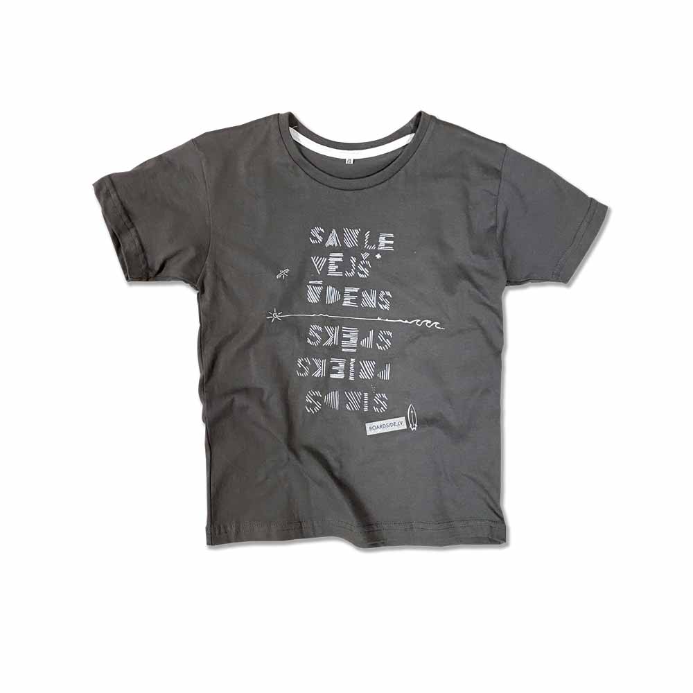 Boardside.lv Kids T-Shirt – Gray