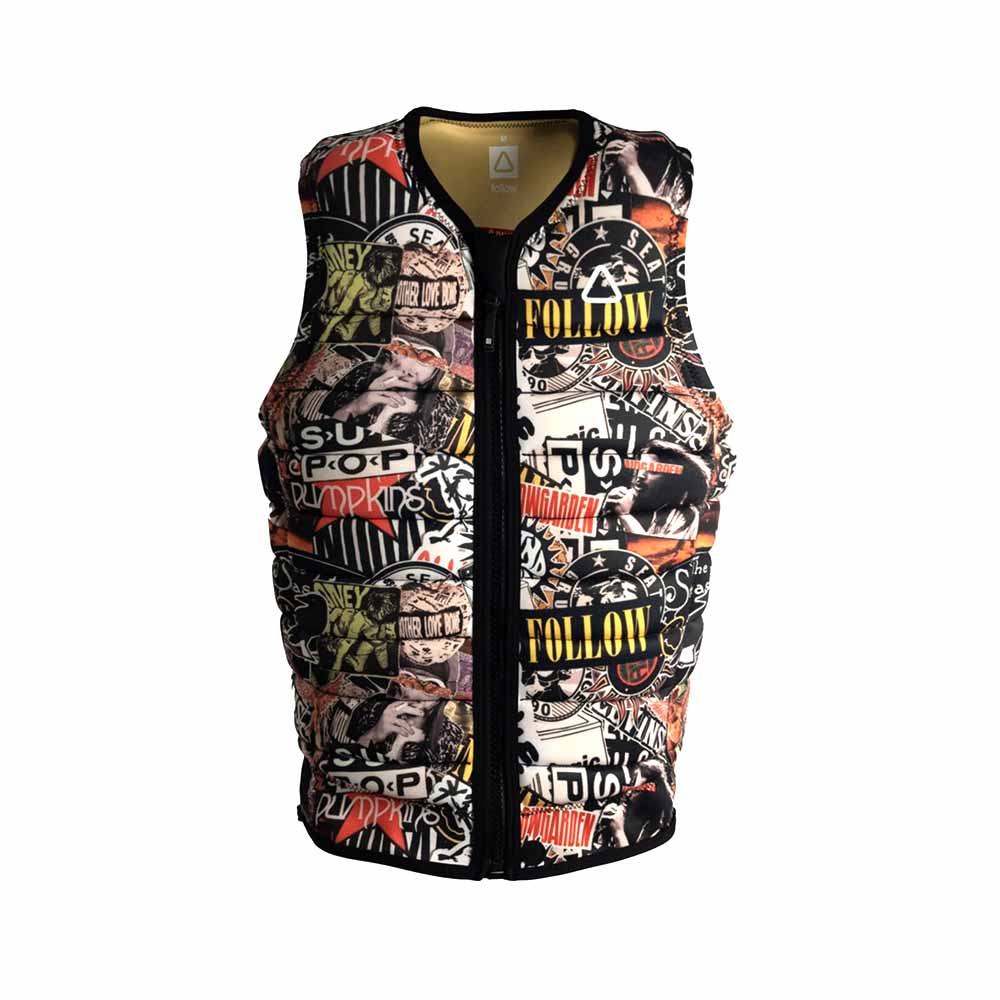 Follow Primary Heights Mens Impact Vest – Grunge
