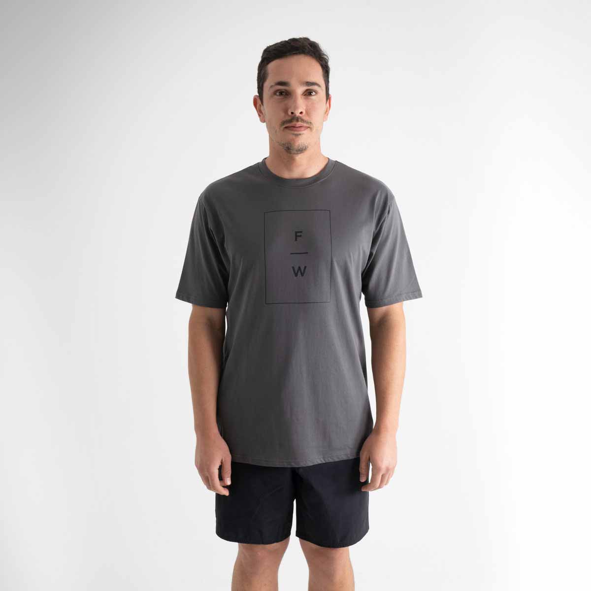 Follow FW Mens T-krekls – Ogļu pelēks