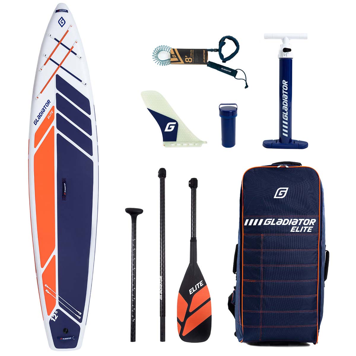 Gladiator ELITE 12.6T SUP Board package – 350L