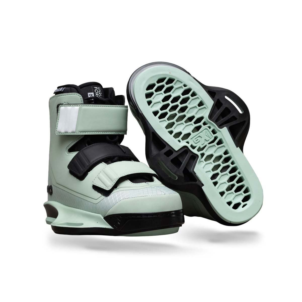 Veikborda zābaki Liquid Force Hook 6X – Pelnu zaļi