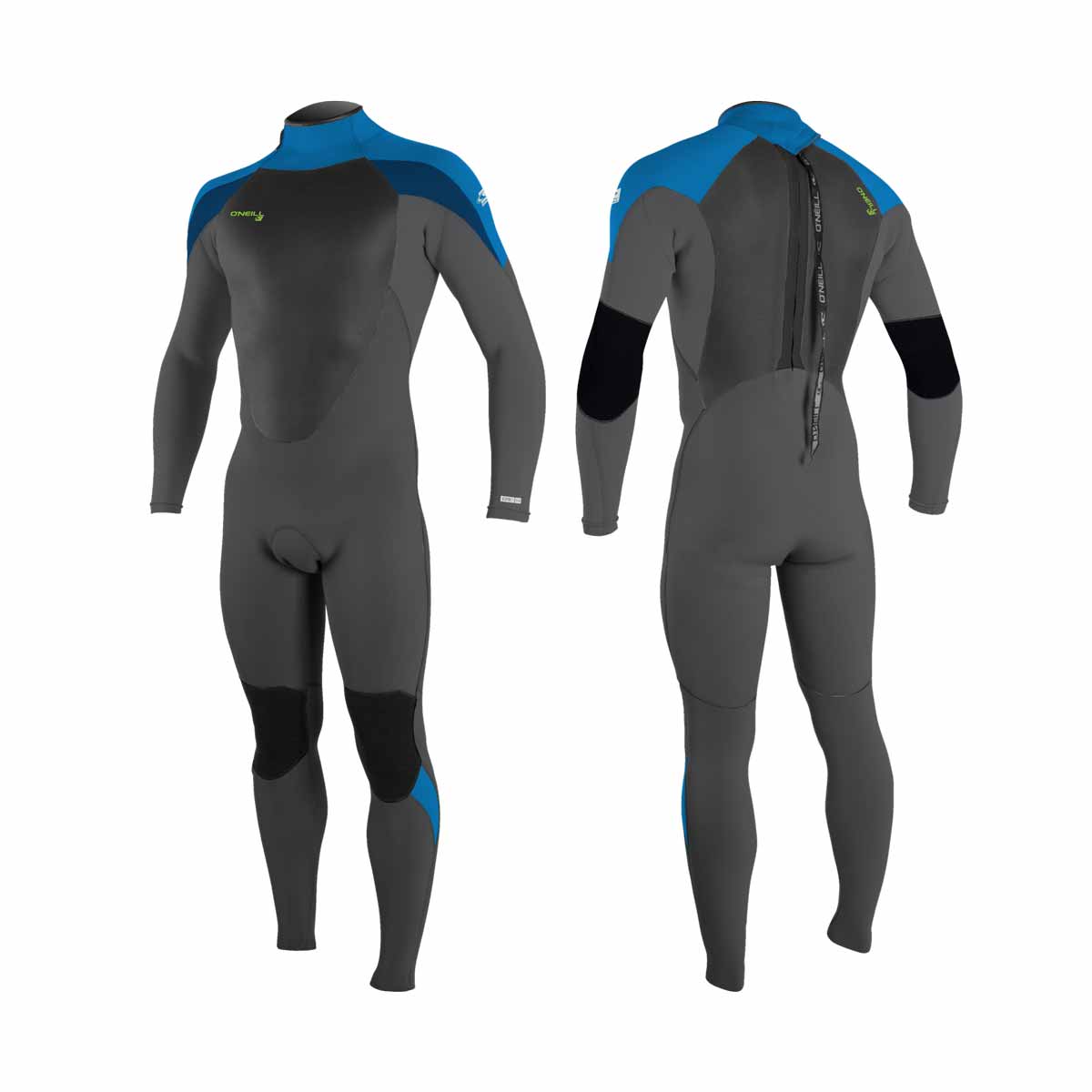 O'Neill Youth Epic full 5/4 mm Wetsuit – Black/Graph/Baliblue/Deepsea HT9