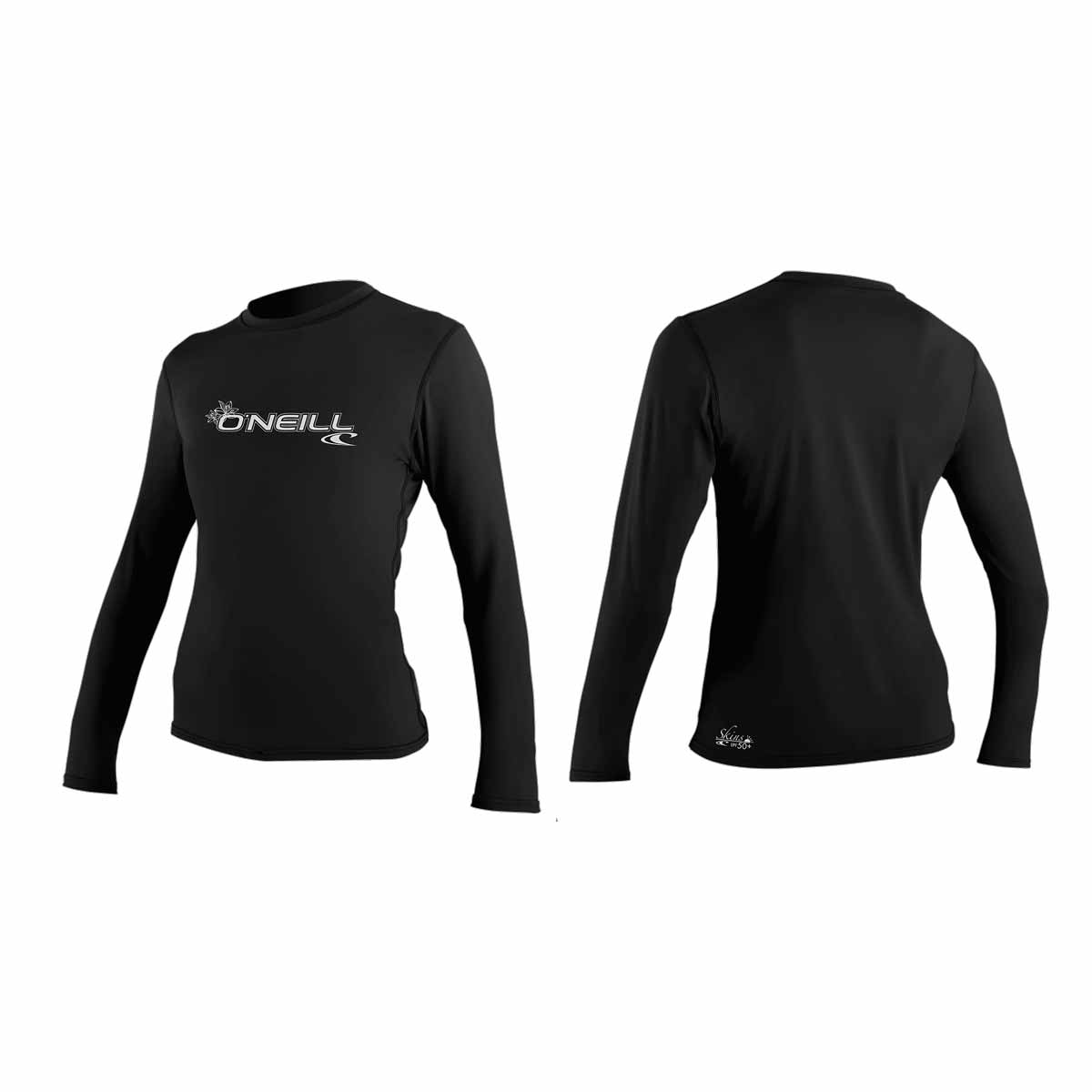 O'Neill WMS Basic Skins LS Sun Shirt – Black 002