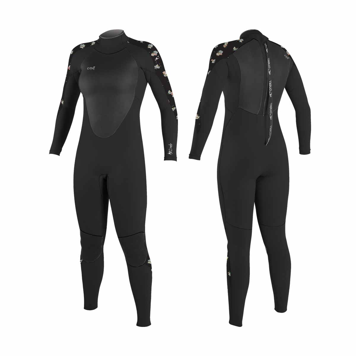 Wetsuit O'Neill WMS Epic full 5/4 mm – Black/Cindy Daisy HT7