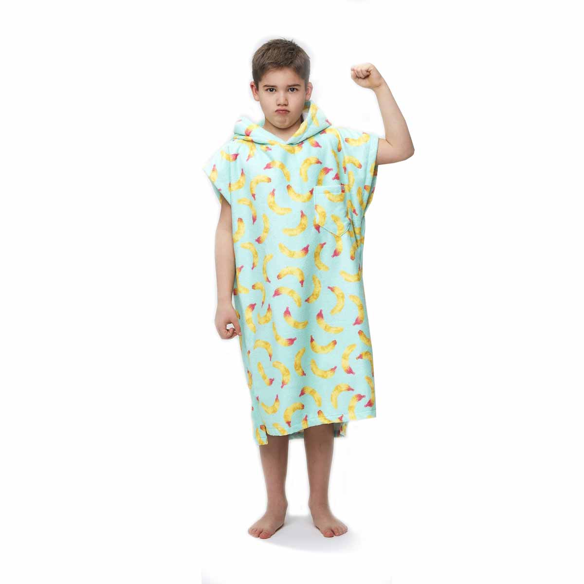 After Essentials Poncho Kids pārģērbšanās dvielis bērniem – Banāni