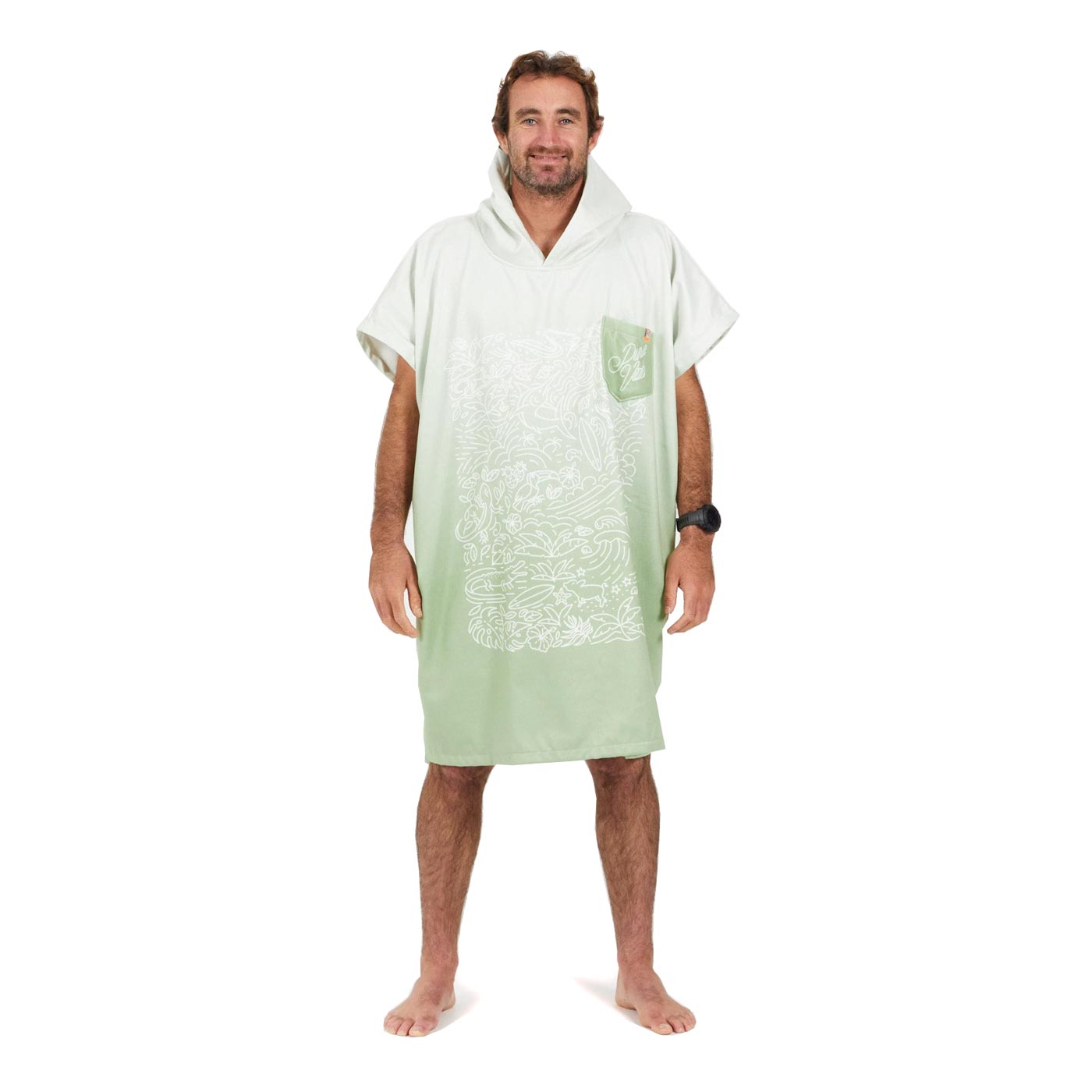 Pončo pārģērbšanās dvielis After Essentials Mind Set Pura Vida