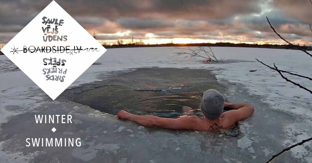 Winter swimming is an indispensable body hardening procedure, as well as a healthy lifestyle.