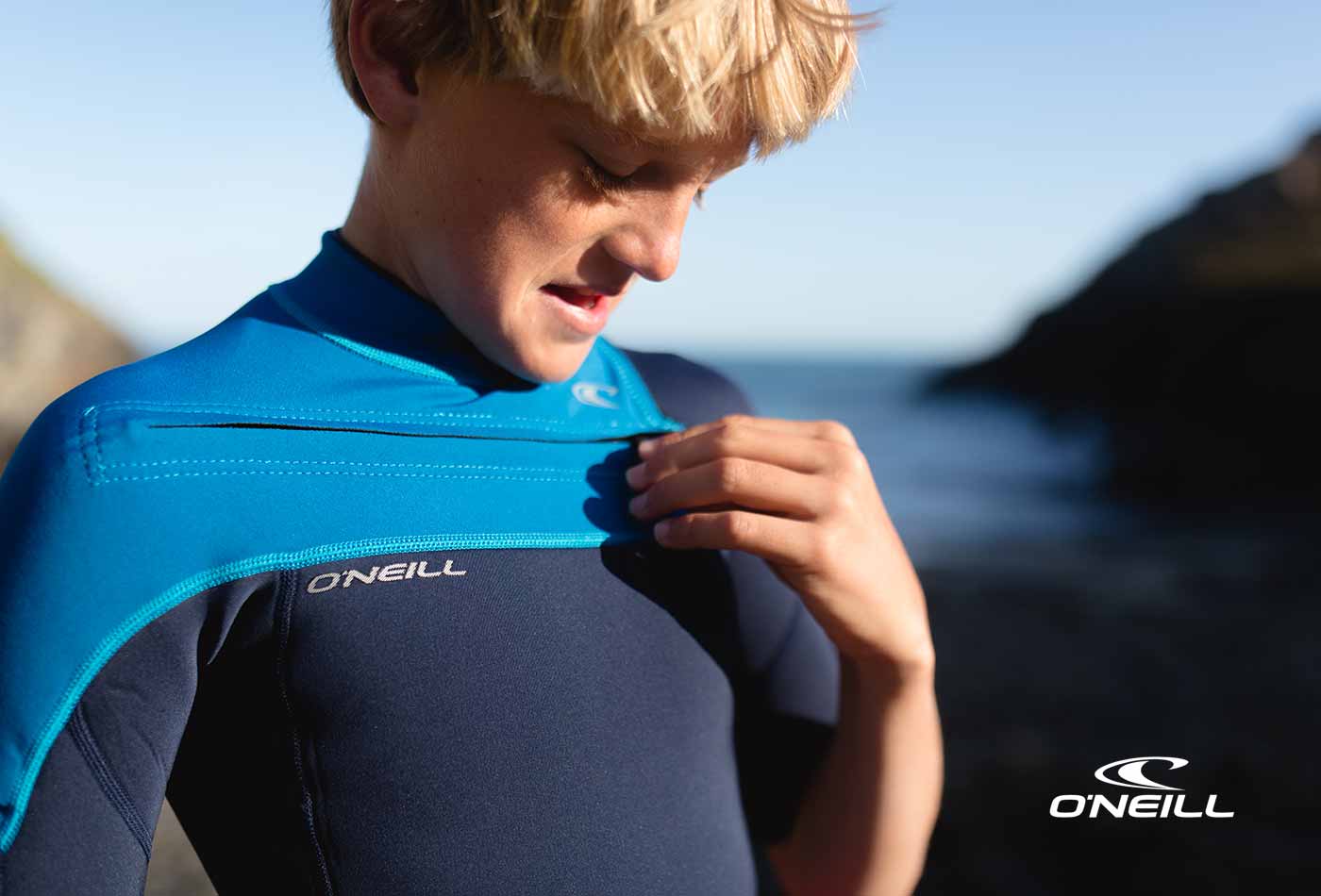 O'Neill Youth Hammer 2mm Chest Zip S/S Spring wetsuit