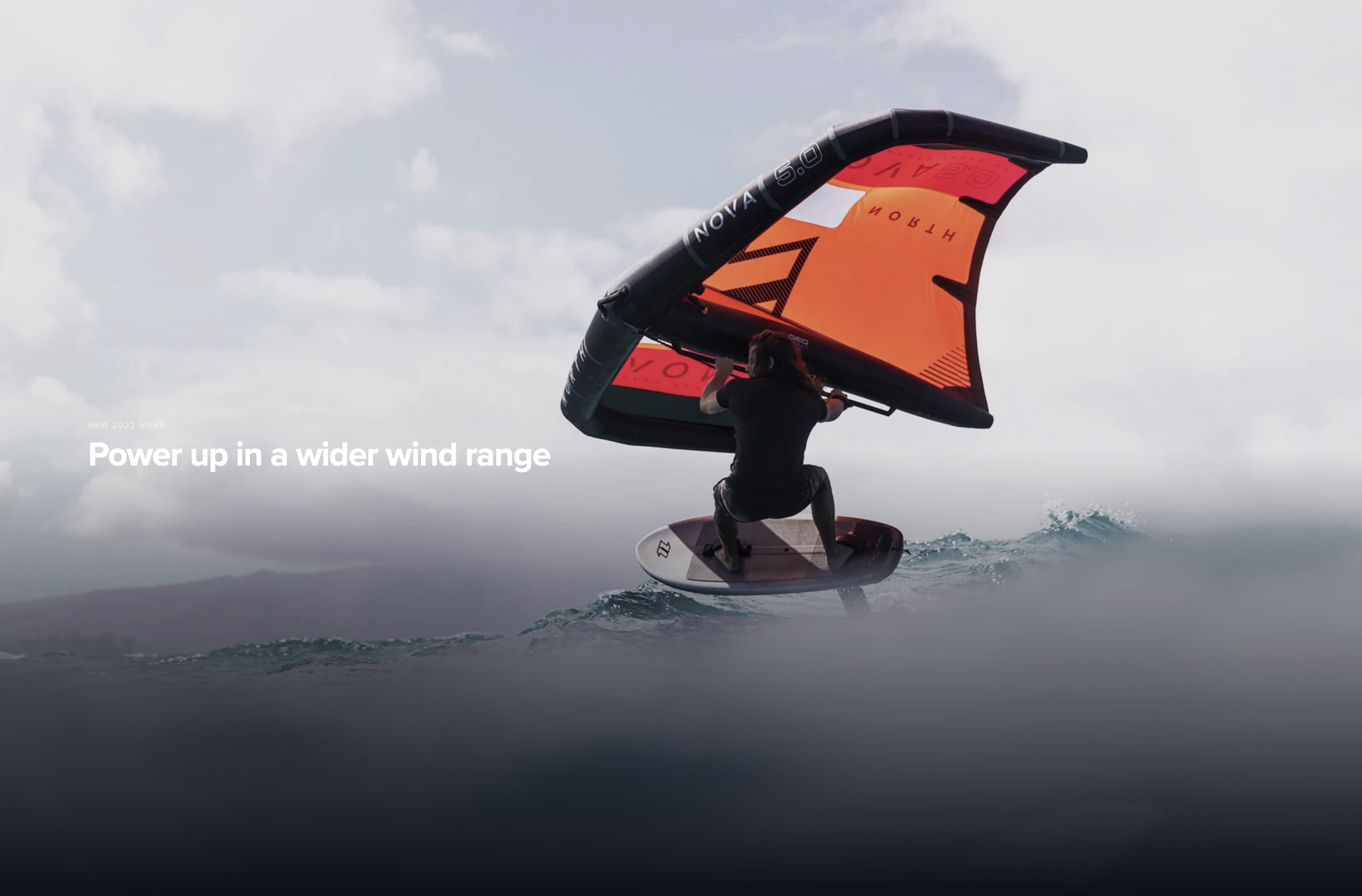 North Nova Wing – Power up in a wider wind range.